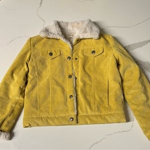 Girls Jacket Tucker + Tate size size 8 yellow jacket only worn 3 times.